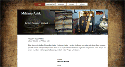 Desktop Screenshot of militaria-antik.de