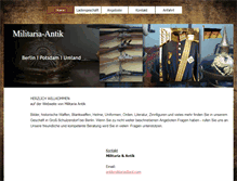 Tablet Screenshot of militaria-antik.de