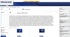 Desktop Screenshot of militaria-antik.at